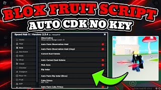 BLOX FRUITS Script Mobile AUTO CDK | SEA EVENT | FIND LEVIATHAN | SPEED BOAT (NO KEY)