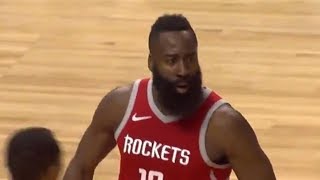 James Harden Knocks Wesley Johnson to The Floor and Breaks His Ankle