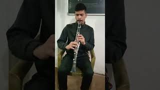 B flat major scale play beginner nitin on b flat clarinet