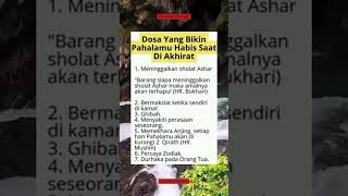 Dosa Yang Bikin Pahalamu Habis Saat Di Akhirat #videoshort #motivasi #video