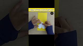 DIY Happy birthday surprise gift card #subscribe #diy #craft #viralvideo  @5MinuteCraftsYouTube