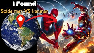 I Found Spiderman VS Ironman on Google Maps and Google Earth 🌎 Eps 89 #earth #pencarijejakin