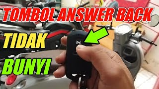 CARA SETTING REMOTE SCOOPY TIDAK BUNYI | SCOOPY KEYLESS