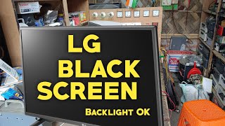 LG 32 inch black screen problem repairing