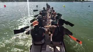 Rogue Paddling Club- 2023 Santa Fe Dam- 250m Mixed Boat 01 Final (Second Place A Div.)