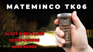 Mateminco TK06, 13,000 Lumens, Adjustable Color Temperature, 32700 Battery - Worth Buying??