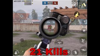 Pubg Mobile TDM With Groza | 21 Kills |