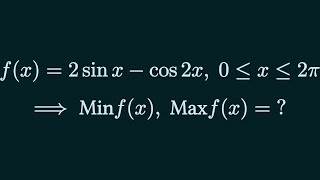 Derivative Test: Example (2) [2nd Method]