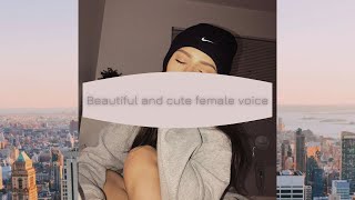 Beautiful and cute female voice subliminal | Саблиминал красивый и милый женский голос | in rus