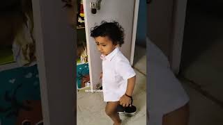 Baby's Cutest Attempt at Walking in Big Shoes | Big Shoes, Little Feet: Watch the Adorable Struggle