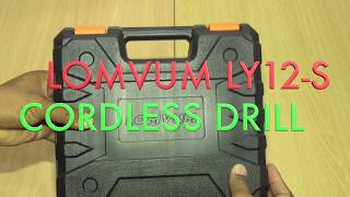 Unboxing Lomvum LY12-S 12v Cordless Drill