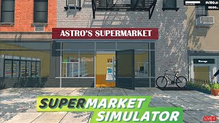 Supermarket Simulator NEW UPDATE || RESTOCKERS || AstroGenix Live