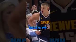 NIKOLA JOKIC Dunks in Game 4 Win over Timberwolves | #sports #nba #nbaplayoffs