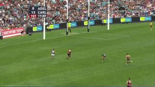 AFL R4 2010: Adelaide v Carlton highlights