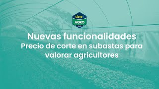 Novedades netAGRO | Nuevas funcionalidades Precio de corte en subastas para valorar agricultores