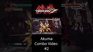 [Tekken 7] Akuma Side Switch Combo #shorts