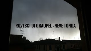 Virghe con Graupel (neve tonda) - Valdera PISA 28.11.2021 - Time lapse video