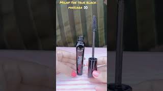 milap the true black mascara smooth bold 👀👀🖍️#videoshort #youtubeshorts #beautycosmetics