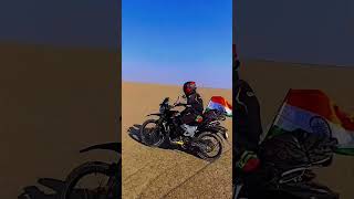 Little run..🏜️🏝️#runofkutch #viralreels #trendingreels #tranding #xpulse200 #bikelife #medakbet