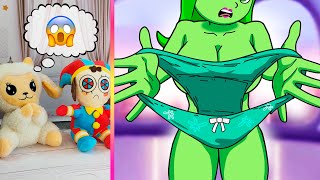 Dolly and Pomni React to INSIDE OUT 2 and DIGITAL CIRCUS Animations | TikTok Funny Videos # 198