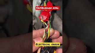 Sambungan Kabel Asal,Electrical Error #shorts #nissan #bengkel #grandlivina #livina #shortcircuit