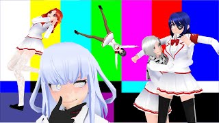 [MMD x Yandere Simulator] Student Council Vines & Dance Compilation