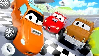 The Race Accident - Tom the Tow Truck in Car City 🚗  l Cartoons for Children