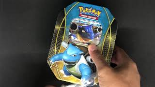 Pokemon TCG: Blastoise Tin Contents