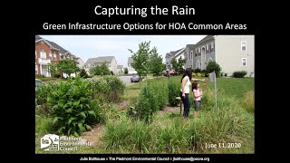 Capturing the Rain: Green Infrastructure Options for HOA Common Areas