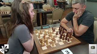 WFM Fatality (1954) vs K. Dobrovolskiy (2171). Chess Fight Night. CFN. Rapid