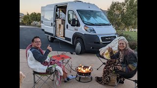 Dodge ProMaster Van with a Bar, a Hidden office, and Solar