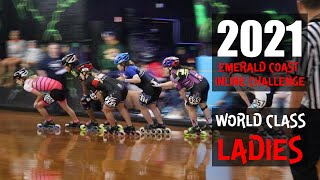 Bad Crash and Race Rerun Inline Speed Skating Highlights From World Class Ladies Long Race 2021