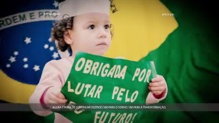 "Pela reconstrução do Brasil, voto SIM!"