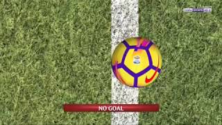 Alessandro Florenzi saves Dries Mertens's indirect free-kick on the goal line