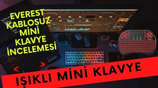 Şok'ta Satılan Everest EV-MK10 Kablosuz Mini Klavye İncelemesi