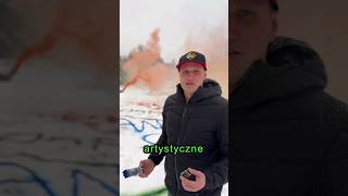 Czy dymami da się MALOWAĆ na ŚNIEGU? #short #snow #snow #smoke