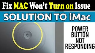 How To Fix IMAC Won't Power On and Turn On | Apple IMAC suddenly dead and does not turn on