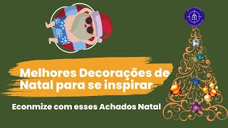 Vai decorar seu lar nesse Natal? Melhores ACHADOS p/ sua Decoração de Natal.  #achados #achadosnatal