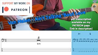 Van Halen - Ain't Talking 'bout Love (Bass cover with tabs)