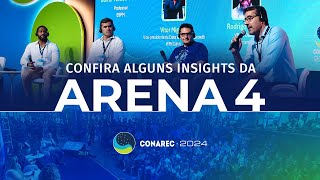 CONAREC 2024 – Destaques da Arena 4, com o tema Dados, Métrica e Omnicanalidade