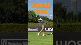 Cameron Young Driver - Dubai Desert Classic R2 #golf #golfswing #pga # #dpworldtour