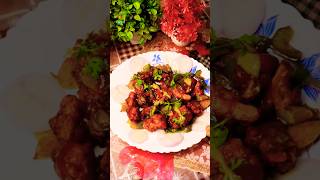 Veg chilly recipe short #shorts #veg #cauliflower #food #foodie #cooking #recipe #reels #youtube #1m