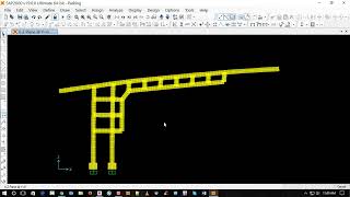 sap2000 v19 design steel structure parking