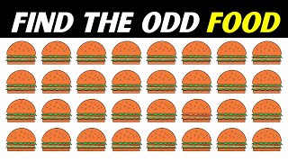 Find The ODD Emoji | Food Edition | Emoji Quiz