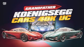 I got the New Koenigsegg in 40,000UC !!!! | GrandFather | #pubgmobile #bgmi #koenigsegg #gaming