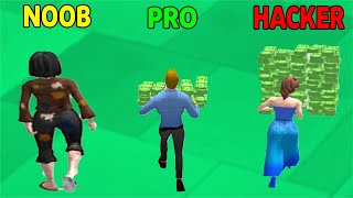 Money Run 3D - NOOB VS PRO VS HACKER