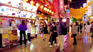 [Yokohama Chinatown Walk in Japan] Beautiful night view ♪ (4K ASMR non-stop 1 hour 00 minutes)