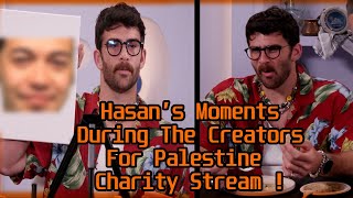 Hasan Took Part On The Creators For Palestine Charity Live Stream ! | HasanAbi IRL Fun Times