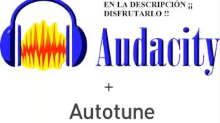 [FREE] Audacity + autotune completo [Link de descarga en la descripción del video]