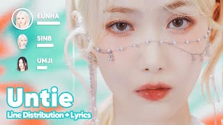 VIVIZ - Untie (Line Distribution + Lyrics Karaoke) PATREON REQUESTED